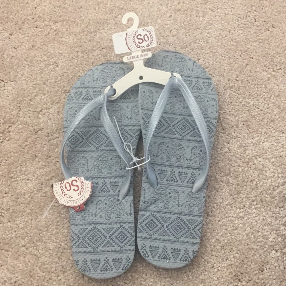 BRAND NEW! So Elephant Flip flops